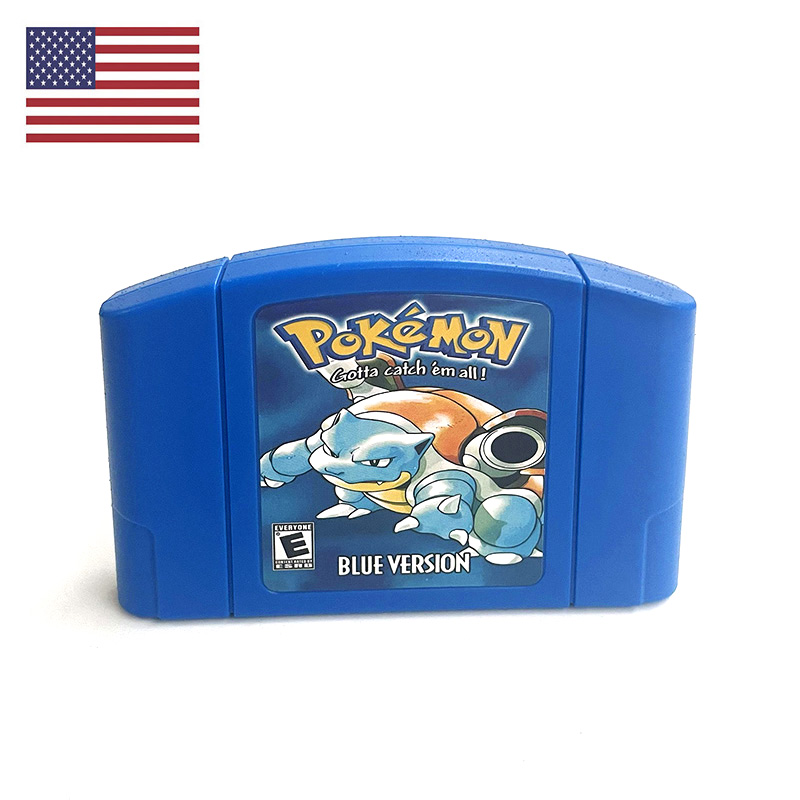Gaming Console Vintage - ABD NTSC Versiyonu İngilizce Pokemon Blue