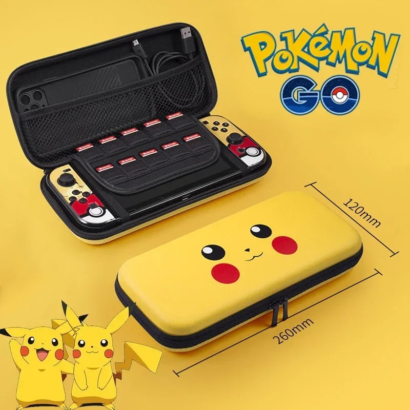 Handheld Gaming Console - Pokemon Pikachu saklama çantası Anahtarı OLED