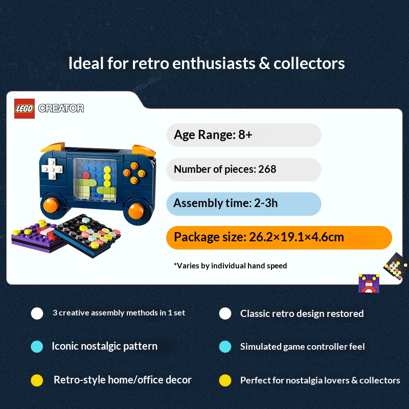 LEGO Creator 3in1 Yapı Taşları - Gaming Console For Sale incelemesi ve fiyatı