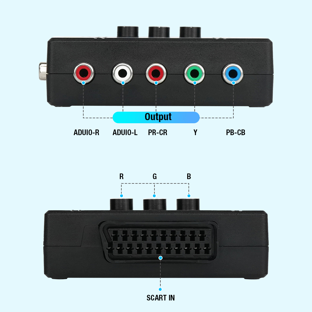 RGBS VGA'dan YPBPR Bileşen Dön - Gaming Console Vintage incelemesi ve fiyatı